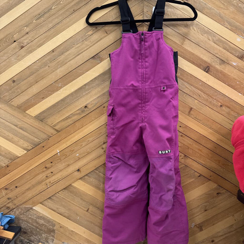 Burton- Kids Bib Ski Pants - MSRP $200: Purple-children-5T