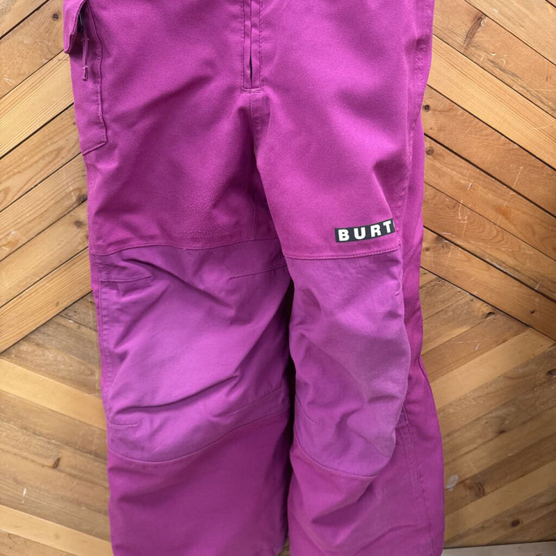 Burton- Kids Bib Ski Pants - MSRP $200: Purple-children-5T