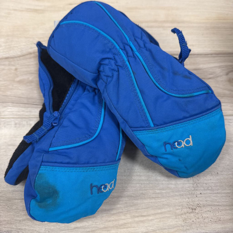 Head- Toddler Mittens : Blue -children-SM