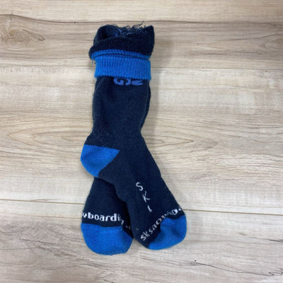 S-SNOW Board Socks: blue-unisex-