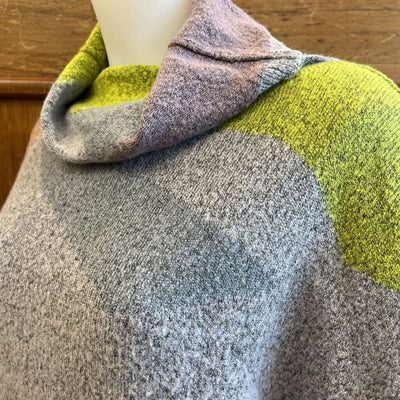 Prana - Women's Knit Sweater - MSRP comp $98: Grey/Pink/Green-women-MD