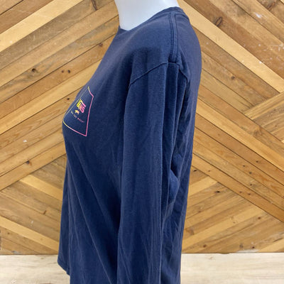 Vans - Youth Classic Fit L/S Shirt - MSRP $40: Navy/Multi-children-XL (14Y)