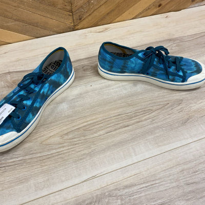 KEEN - Womens casual lace sneaker - MSRP $150: Blue-women-9.5