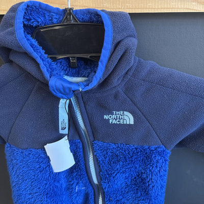 The North Face - Kids One Piece Fleece - MSRP $115: Dark Blue-children-0-3M