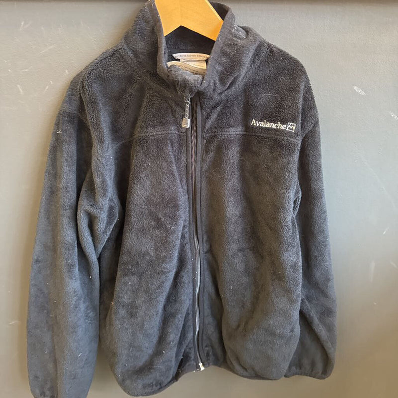 Avalanche- Kids full zip fleece : black -children-8