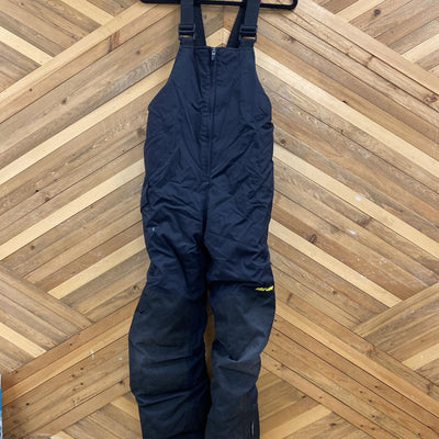Brp - Children's Snowpants w/bib - MSRP $149: Black-children-14Y