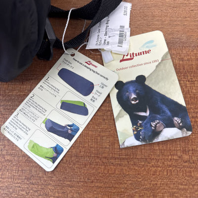 Litume Sleeping Bag Liner: black-unisex-