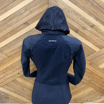 Lululemon - Women's Fleece Hooded Light Jacket - MSRP $: Black-women-