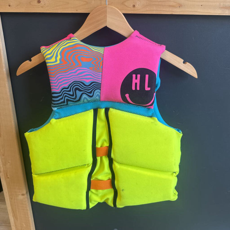 Hyperlite - Youth Wake Vest PFD: blue, pink, yellow-children-youth 55-88lbs