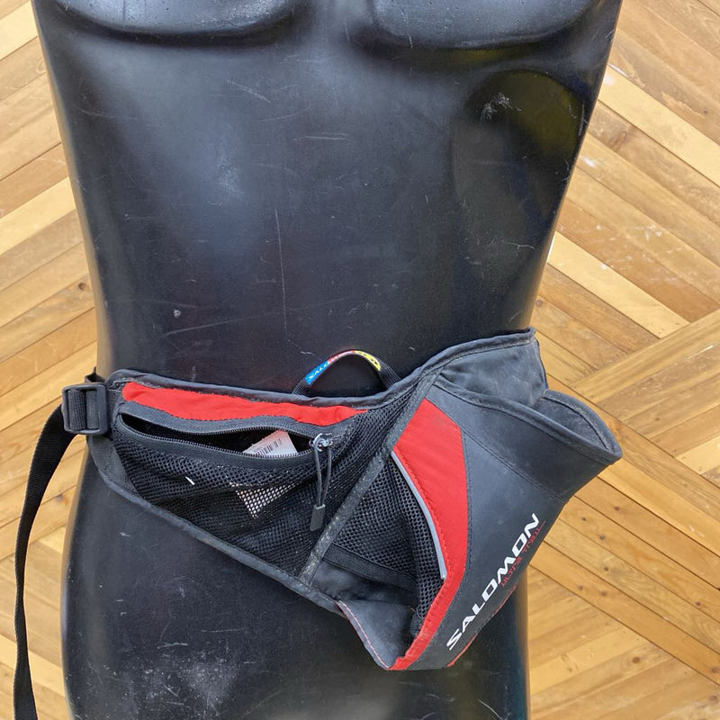 Salomon- Ultra Trail Water Belt : Black Red-children-