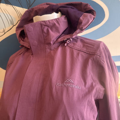kathmandu - Women's Long Rain Trail Jacket- MSRP $225: Purple -women-SM