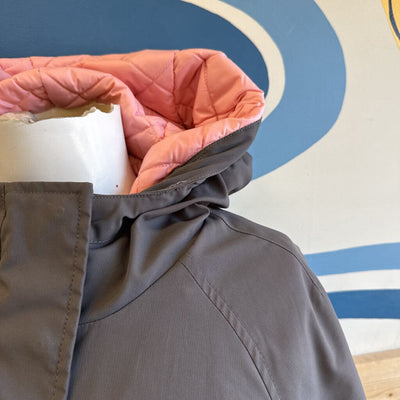 The North Face- Women's Insulated Jacket- MSRP $300: gray/pink-women-MD