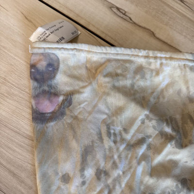 Kids Neck Buff: Dog/Yellow -unisex-