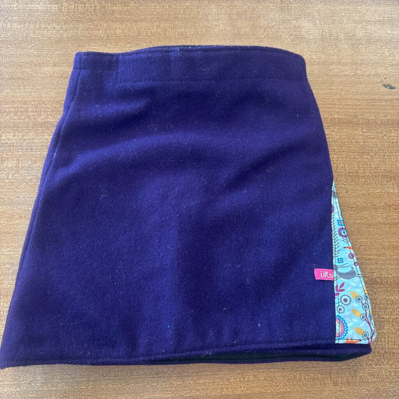 Üksi - Kids Wool Winter Skirt- MSRP $70 : purple-children-SMY
