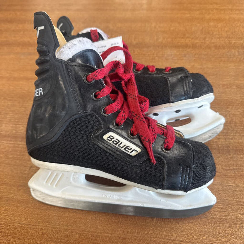Bauer - Kids Charger Ice Skates: black-unisex-13