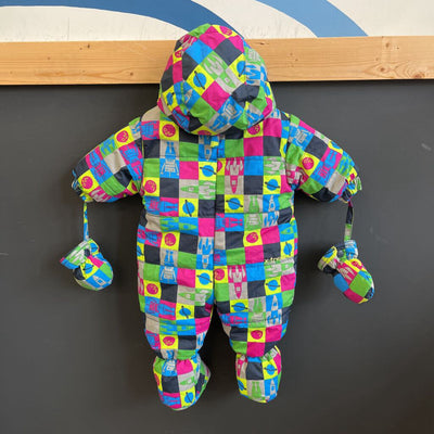 Gusti - X-trem Colorful Baby Snowsuit: multi-infant-3M
