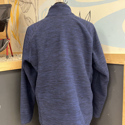 Karbon - Men's Full-Zip Fleece Jacket - MSRP comp $120: Dark Blue-men-XL