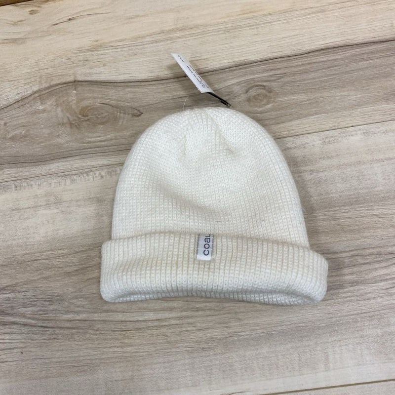 Coal- White Knit Beanie : white-unisex-