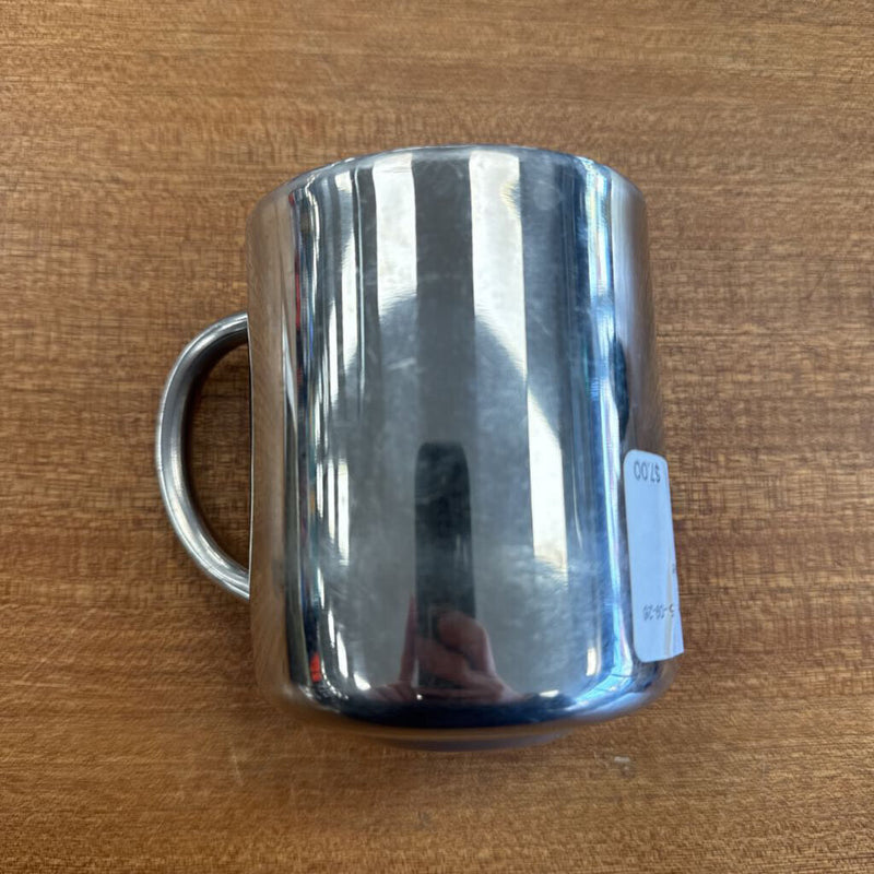 Stainless Steel Mug: silver-unisex-
