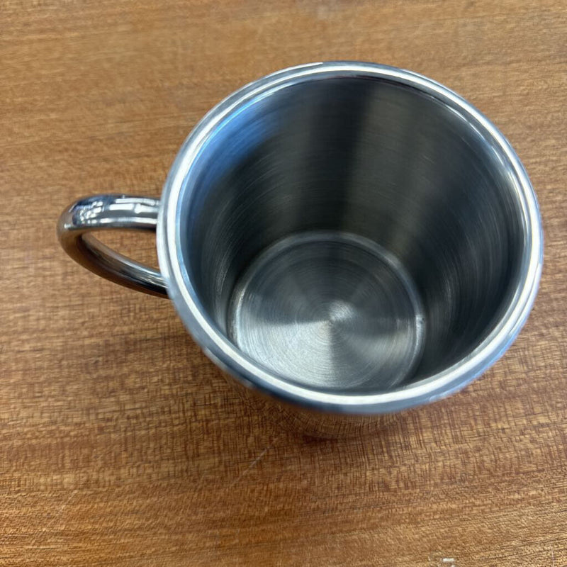 Stainless Steel Mug: silver-unisex-