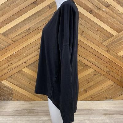 Wander - Women's Longsleeve Base Top- MSRP $40: Black-women-SM