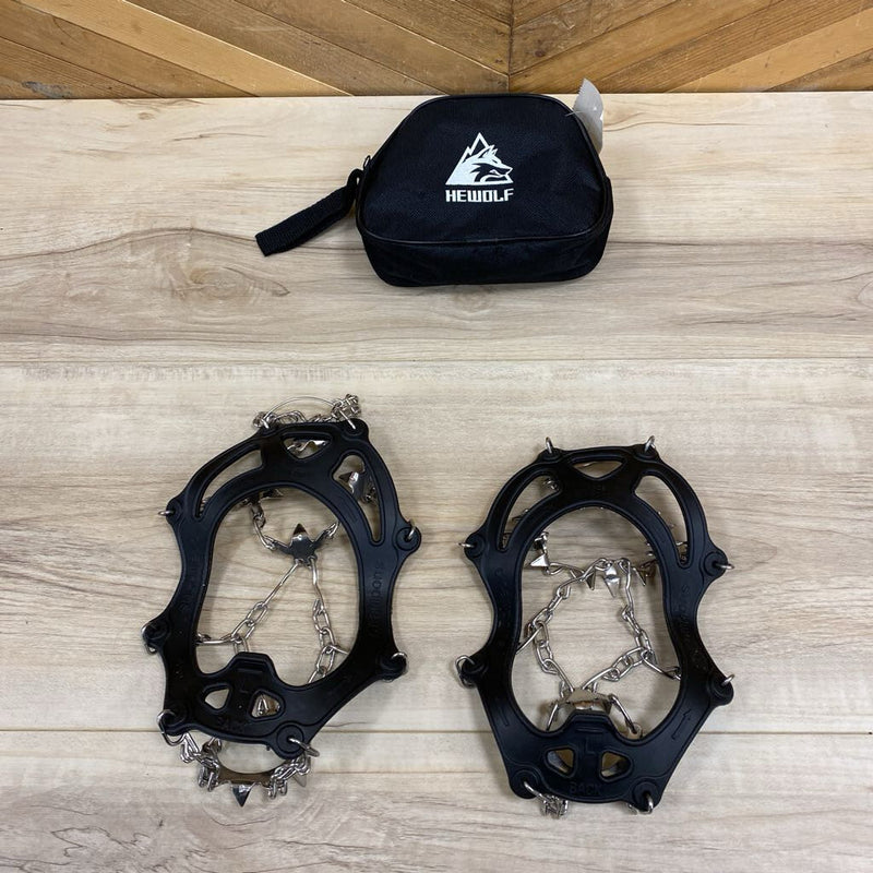 Hewolf - Icecleats - MSRP $60: Black-unisex-
