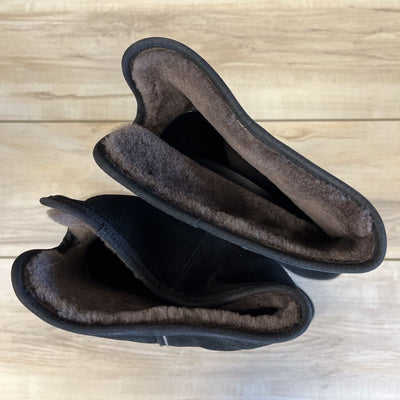 Pajar - Women's Bravo2 Shearling Suede Winter Boots - MSRP comp $435: Black -women-W8
