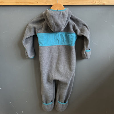 MEC - Baby Fleece Bunting Suit - MSRP $60: Grey/Green-infant-24M