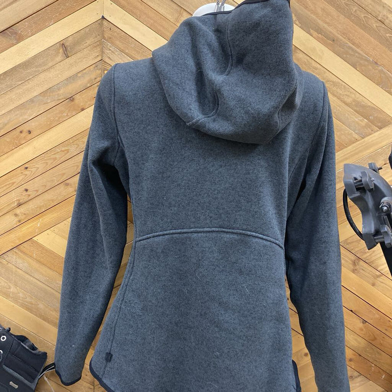 Lululemon - Pullover Hooded Fleece - MSRP $138: Grey/Black-women-10