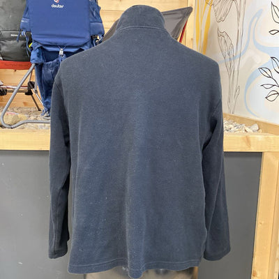 George - Men's Quarter Zip - MSRP $: Black-men-LG