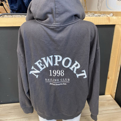 Newport - Women's Zip Up - MSRP $70: Grey/White-women-SM