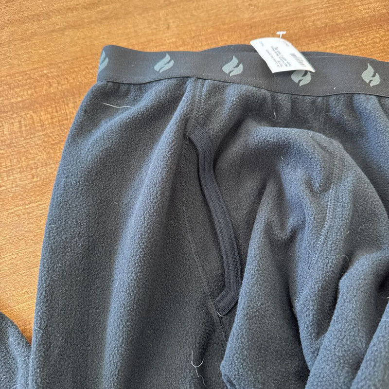 Heat Holders Fleece Pants: black-unisex-SM