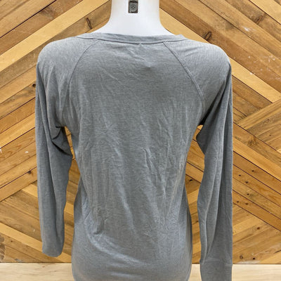 TenTree- Women's Long Sleeve Adventure T-Shirt- MSRP $50 : gray-women-MD