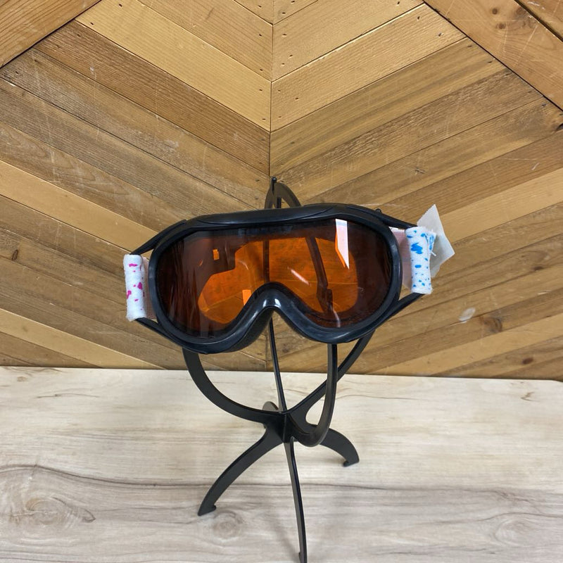 Kids- Colorful Ski Goggles with Adjustable Strap: multicolor-children-Kids