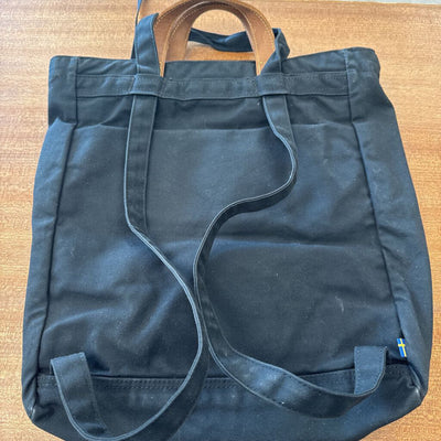 Fjällräven Black Tote Bag: black-unisex-