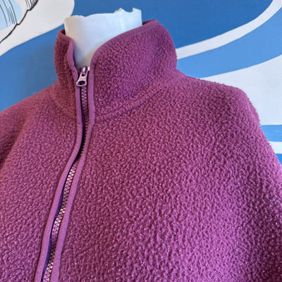 Tentree - Women's Fleece Pullover Jacket- MSRP $88: purple-women-LG