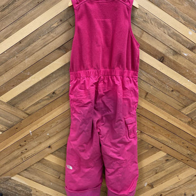 The North Face - Bib Toddler Snowpants- MSRP$118: pink-children-5t