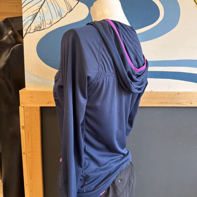 Outdoor Research -Women's Echo Hoodie- MSRP $89: Navy/Purple-women-SM