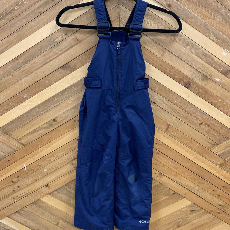Columbia- Kids fleece bib Pants - MSRP $119: Navy-children-4