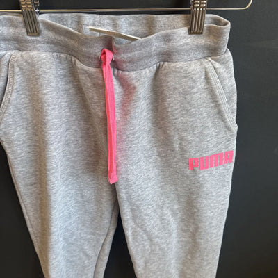 Puma - Children's Joggers -: Grey/Pink-children-14/16Y