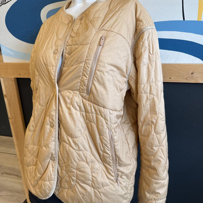 Lululemon - Woman's Beige Quilted Jacket- MSRP $168: beige-women-LG