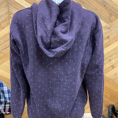 tentree- Women's Purple Dot Hoodie- MSRP $ 88: purple-women-LG