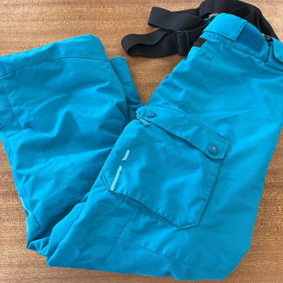 Ripzone - Kids' Suspender Snow Pants - MSRP $100: Blue-children-MD