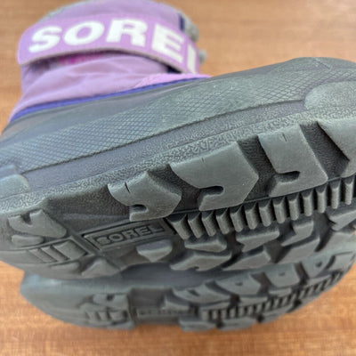 Sorel - Kids' Winter Boots - MSRP $80: Purple/Grey-children-10