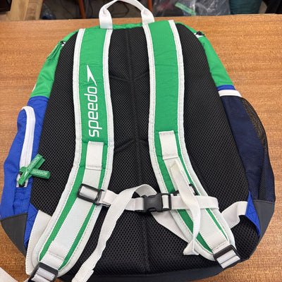 Speedo Teamster 2.0 Backpack: Blue/Green-unisex-