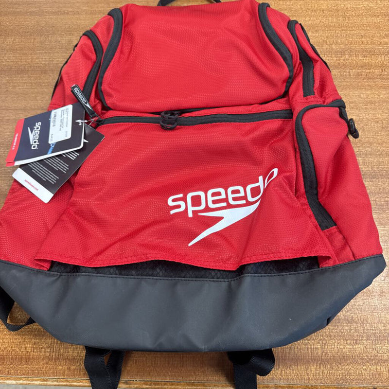 Speedo Teamster 2.0 Backpack: red-unisex-
