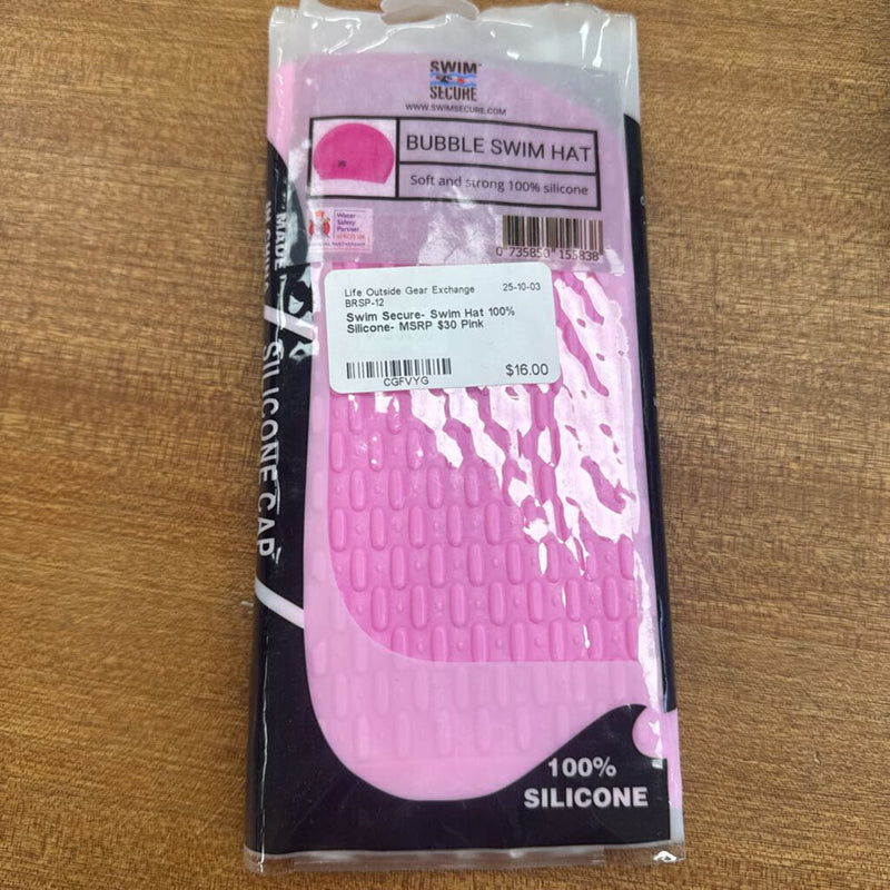 Bubble Swim Hat 100% Silicone: Pink -unisex-