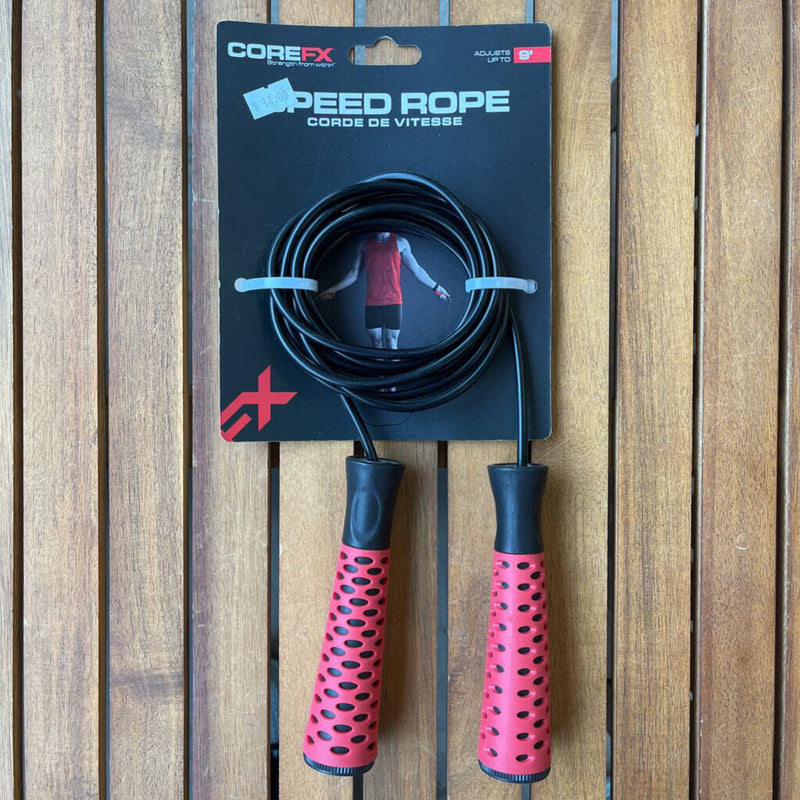 CORE FX - Double Under Speed Rope- MSRP $14: black-unisex-9