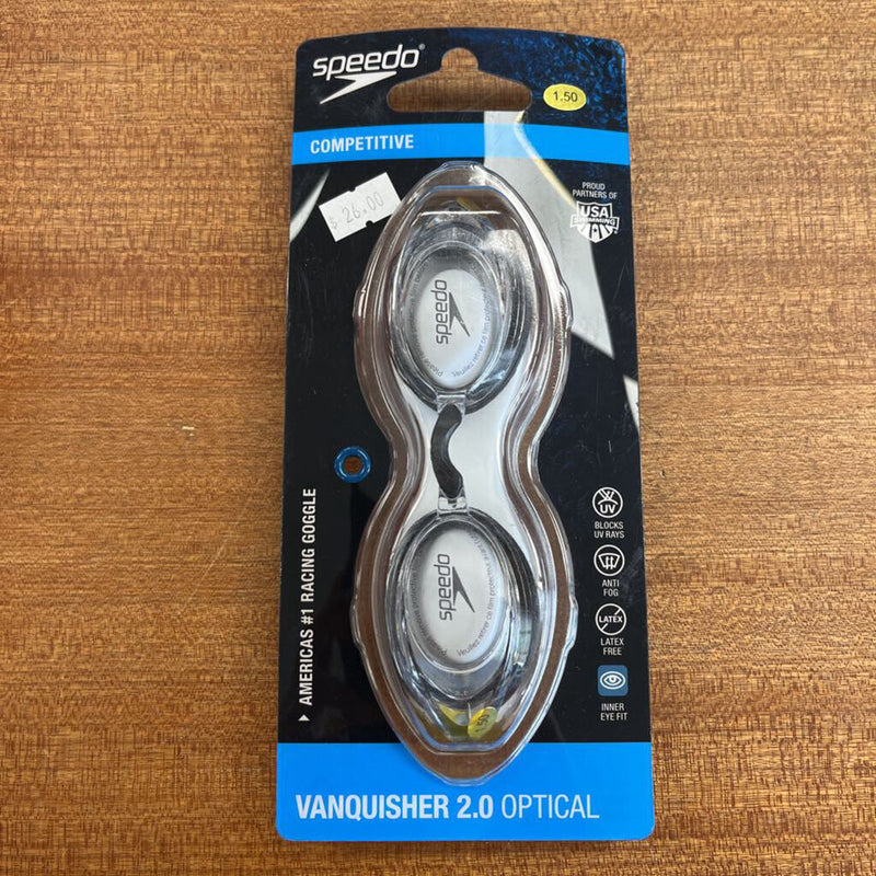 Speedo Vanquisher 2.0 Optical Goggles: clear-unisex-