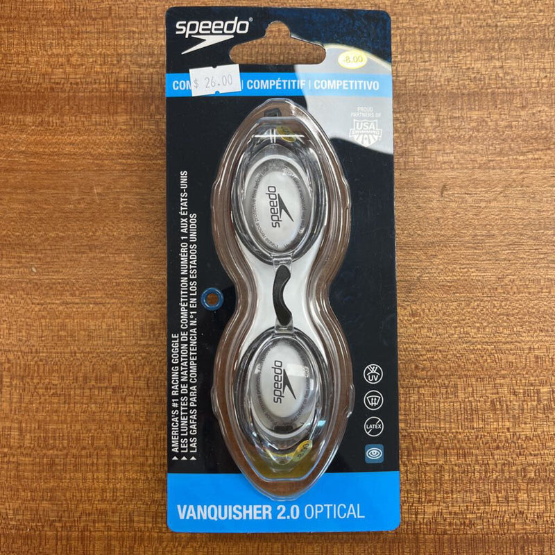 Speedo Vanquisher 2.0 Optical Goggles: clear-unisex-